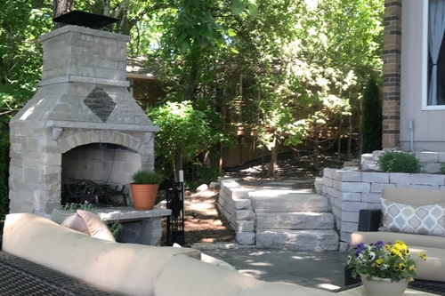 Outdoor Fireplace