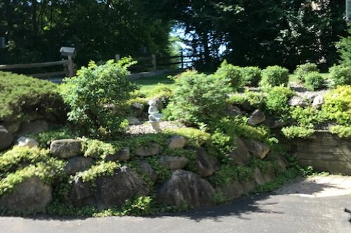 Boulder Retaining Wall